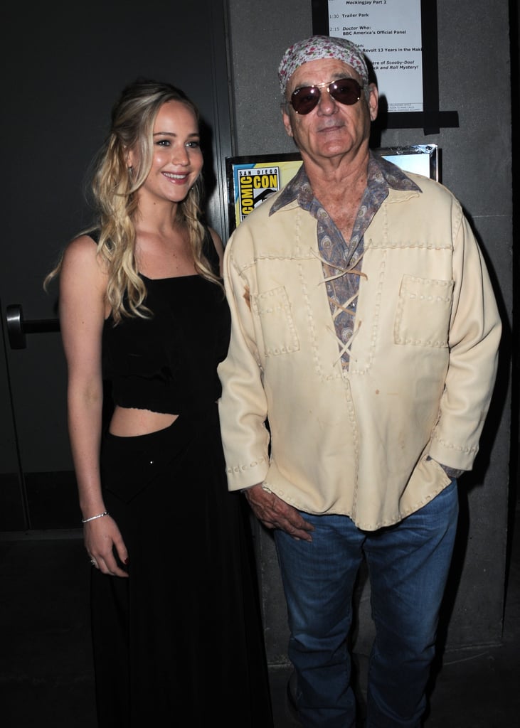 Jennifer Lawrence and Bill Murray at Comic-Con