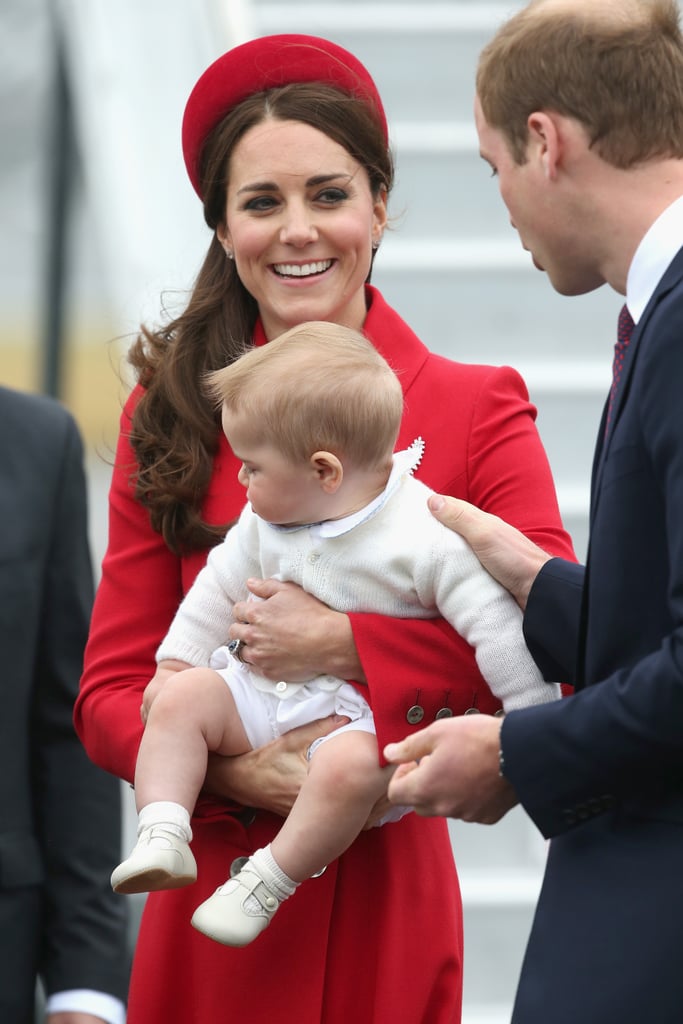Kate Middleton and Prince William Start Tour With George
