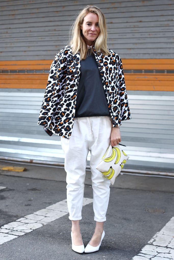 Quirky prints gave easy trousers and a blouse a fashion-conscious finish.
Quirky prints gave easy trousers and a blouse a fashion-conscious finish.