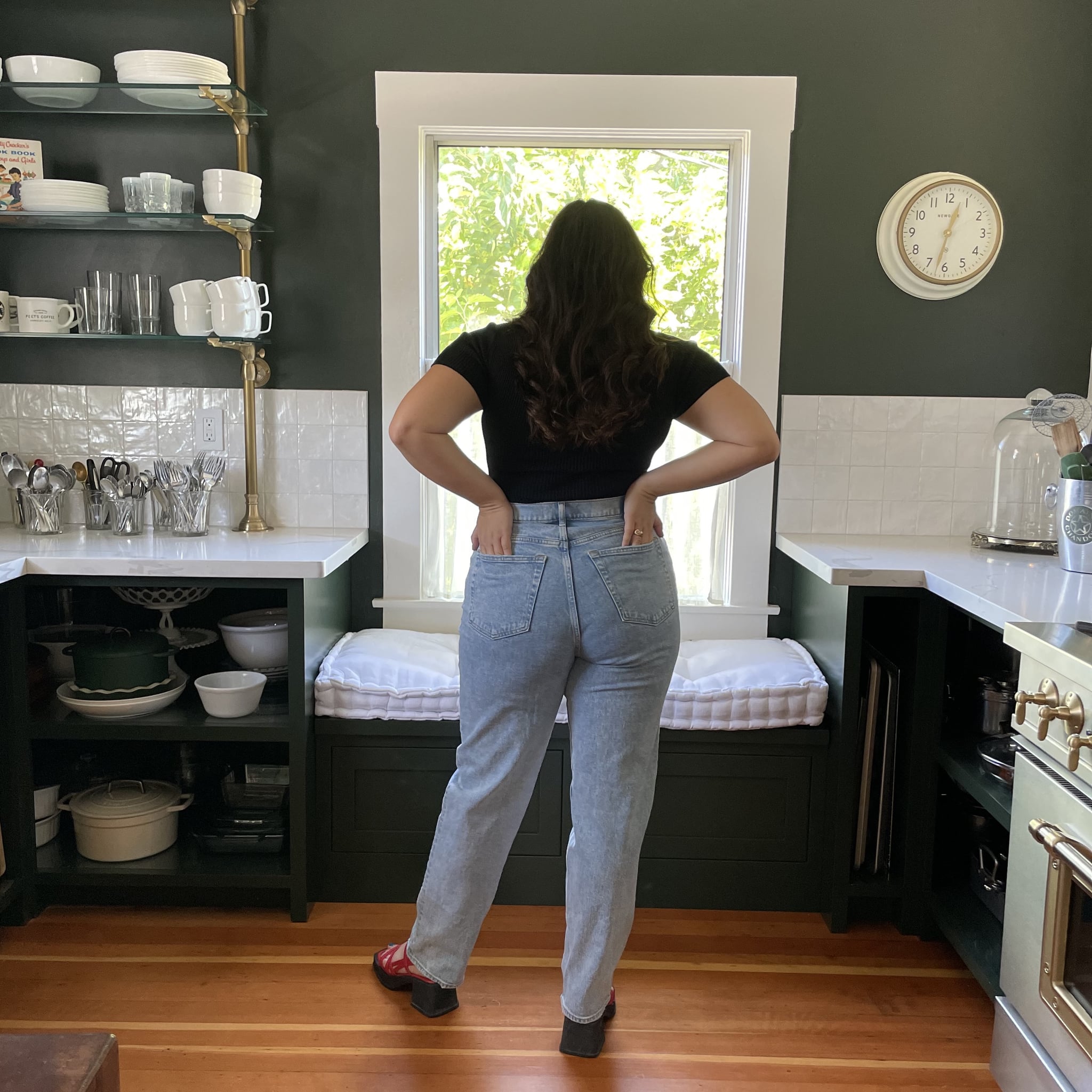 Abercrombie Jeans Review Sizing Fit 90s High Rise Butt View