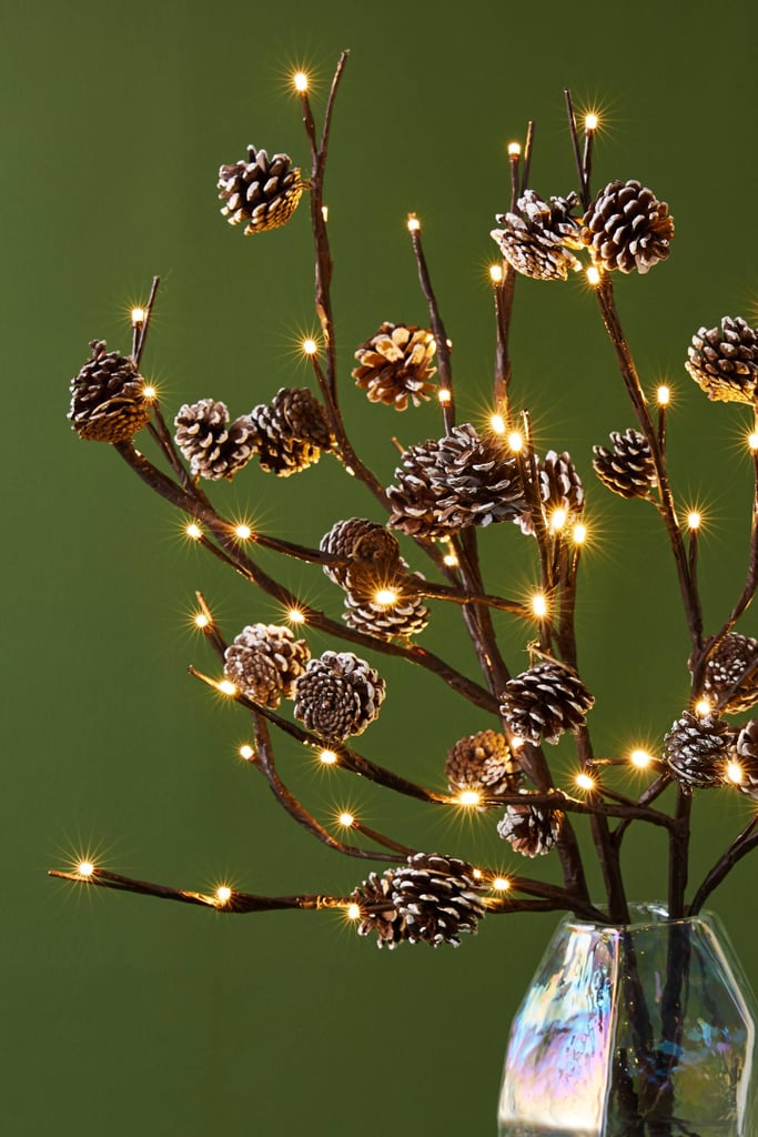 Twinkling Pinecone Branches