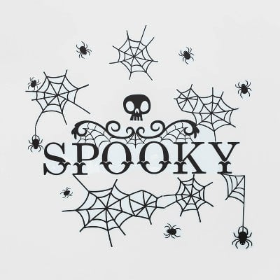 Hyde & Eek! Boutique Spiders and Webs Halloween Wall Art