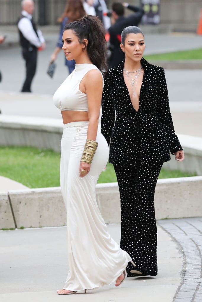 Kourtney Kardashian Embellished Suit CFDA Awards 2018