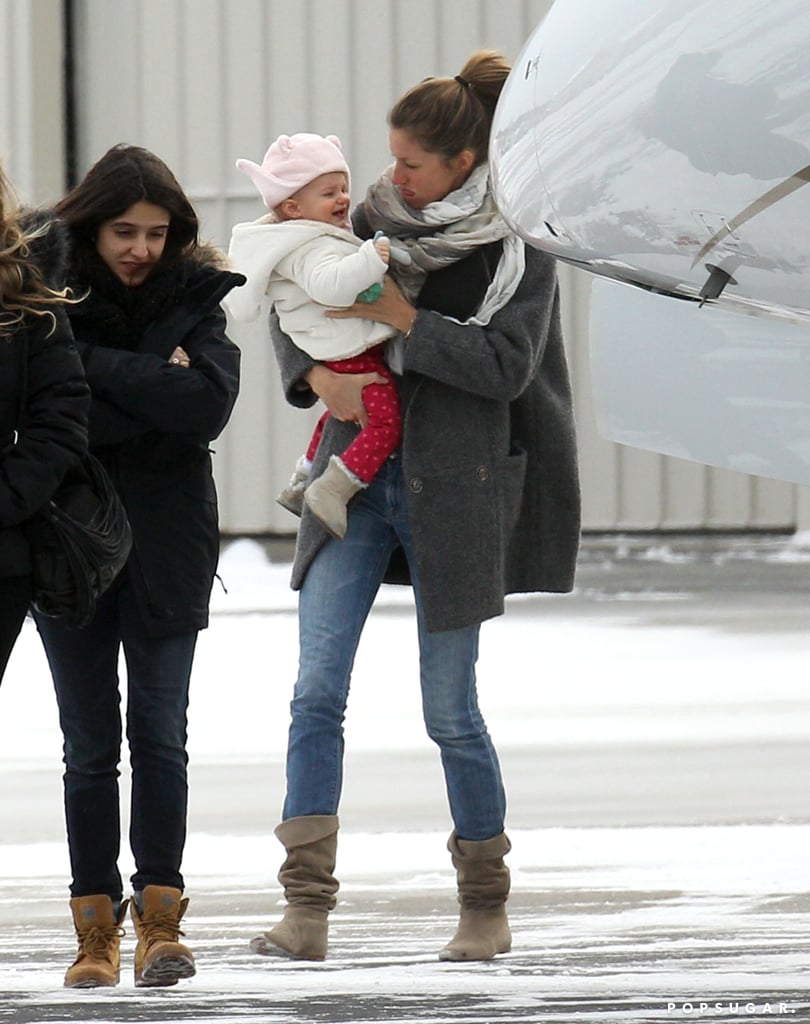 Tom Brady and Gisele Bundchen Leaving Boston | Pictures