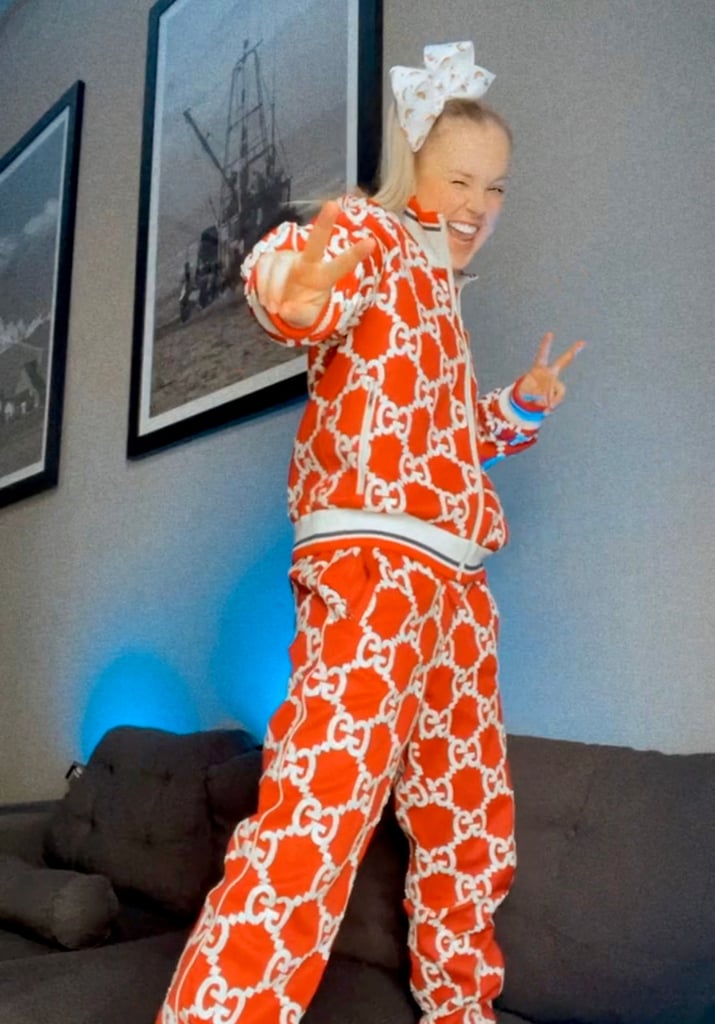 JoJo Siwa Wears a Gucci Tracksuit For the GLAAD Awards 2021