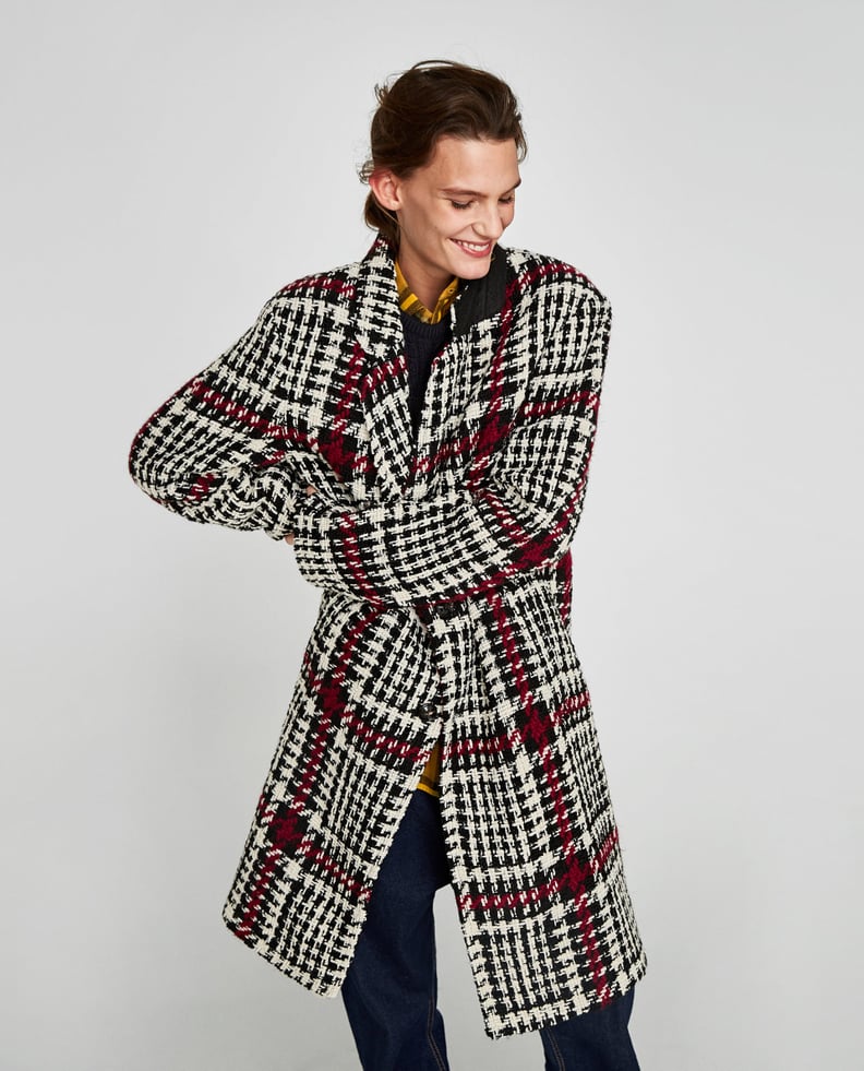 Zara Checked Coat