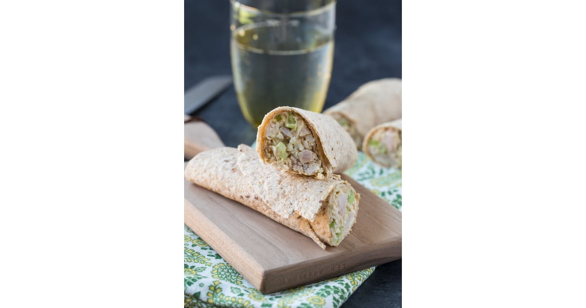 Hummus Chicken Salad Wraps Healthy Lunches For Teens POPSUGAR Family Photo 2