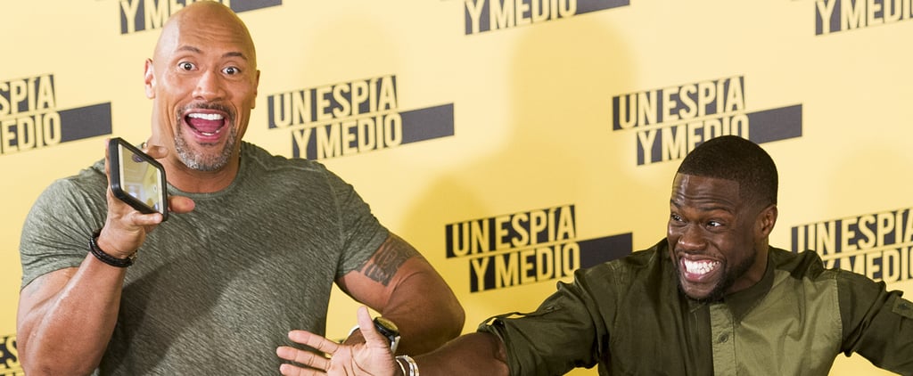 Dwayne Johnson at Central Intelligence Photocall in Madrid