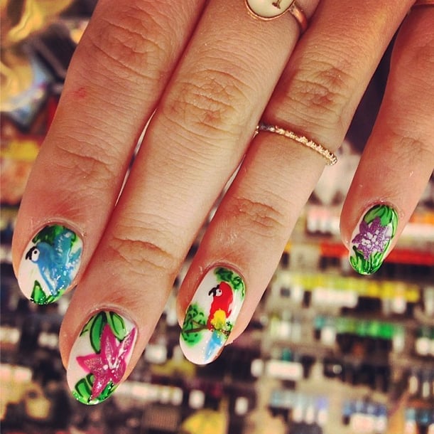 Flora and Fauna | Best Summer 2014 Nail Art of Instagram | POPSUGAR ...