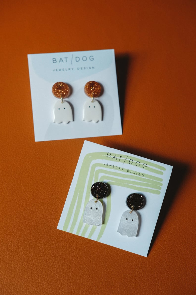 A Boo-tiful Find: Ghost Dangle Earrings