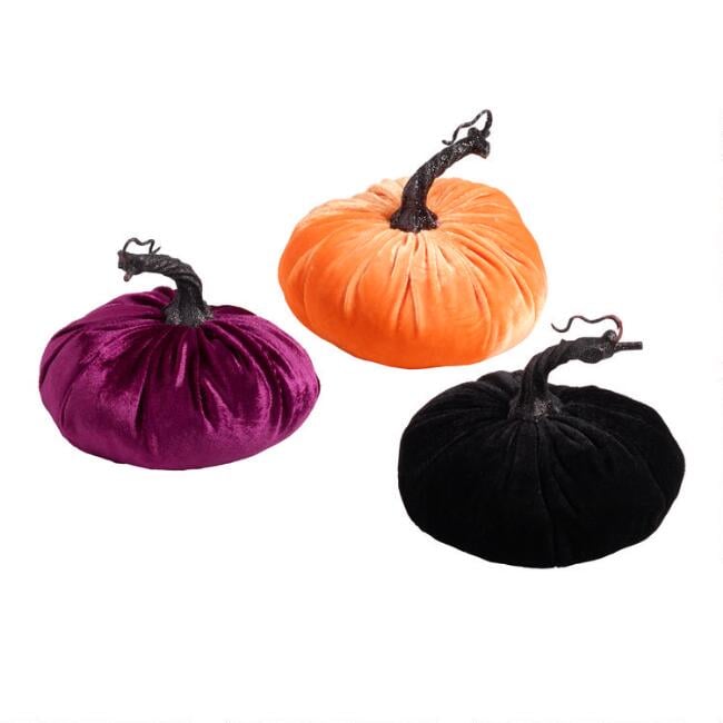 Velvet Pumpkin Trio