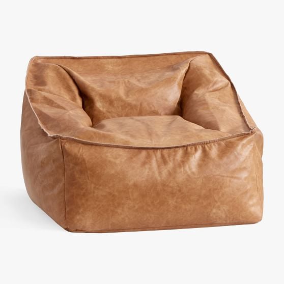 A Lounging Gift For 13-Year-Olds: Pottery Barn Teen Vegan Leather Modern Lounger