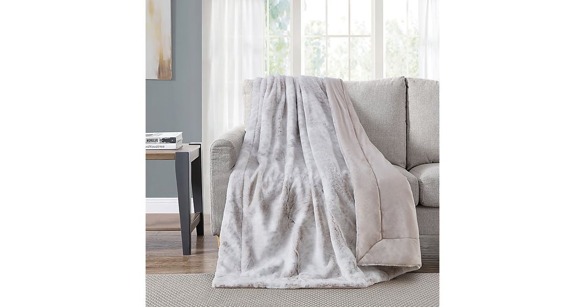 Palomino Faux Fur Throw Blanket Best Products on Sale at Bed Bath & Beyond 2021 POPSUGAR
