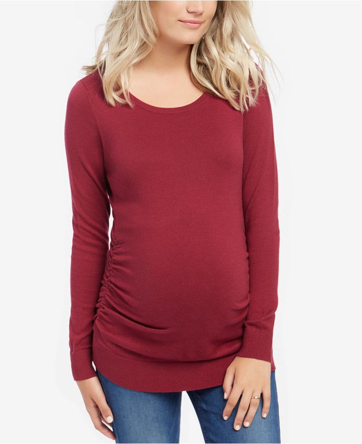 Motherhood Maternity Ruched Sweater