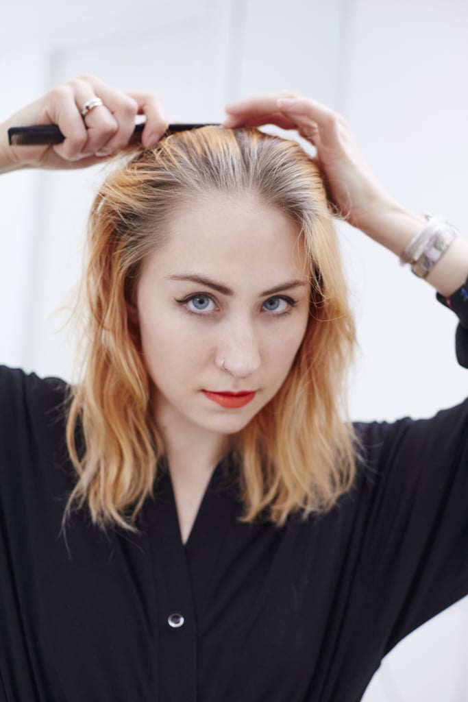 How to Do Pin Curls — Step 3: Section Your Hair