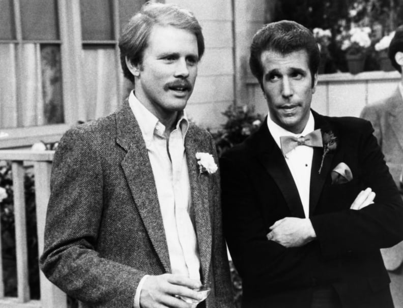 Ron Howard (Left) and Henry Winkler (Right) in Happy Days