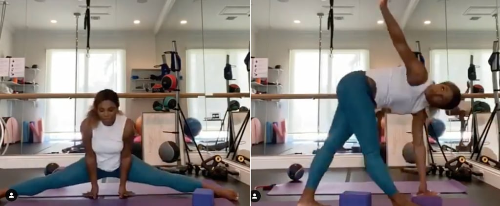 Serena Williams's Morning Yoga Routine on Instagram