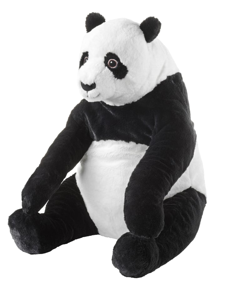 black panda soft toy