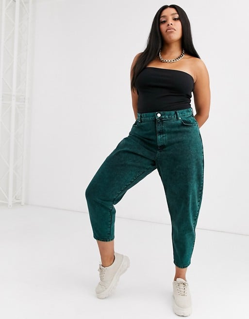 ASOS Design Curve Balloon Leg Boyfriend Jeans