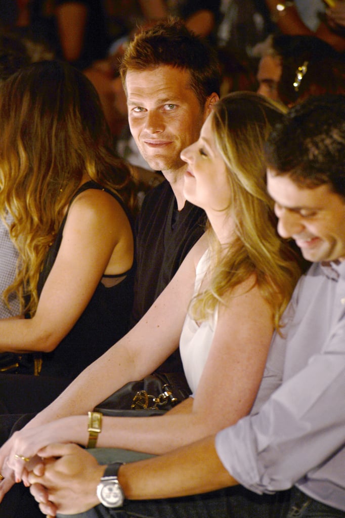Tom Brady Cheering For Gisele Bundchen on the Runway