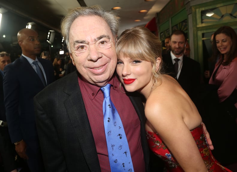 Andrew Lloyd Webber and Taylor Swift at the Cats World Premiere in NYC