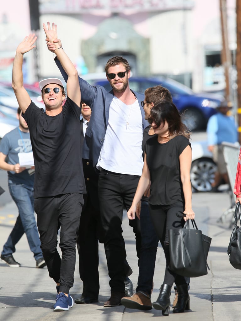 Chris Hemsworth Out in LA April 2016