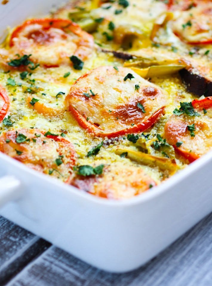 Green Chile, Tomato, and Egg Casserole