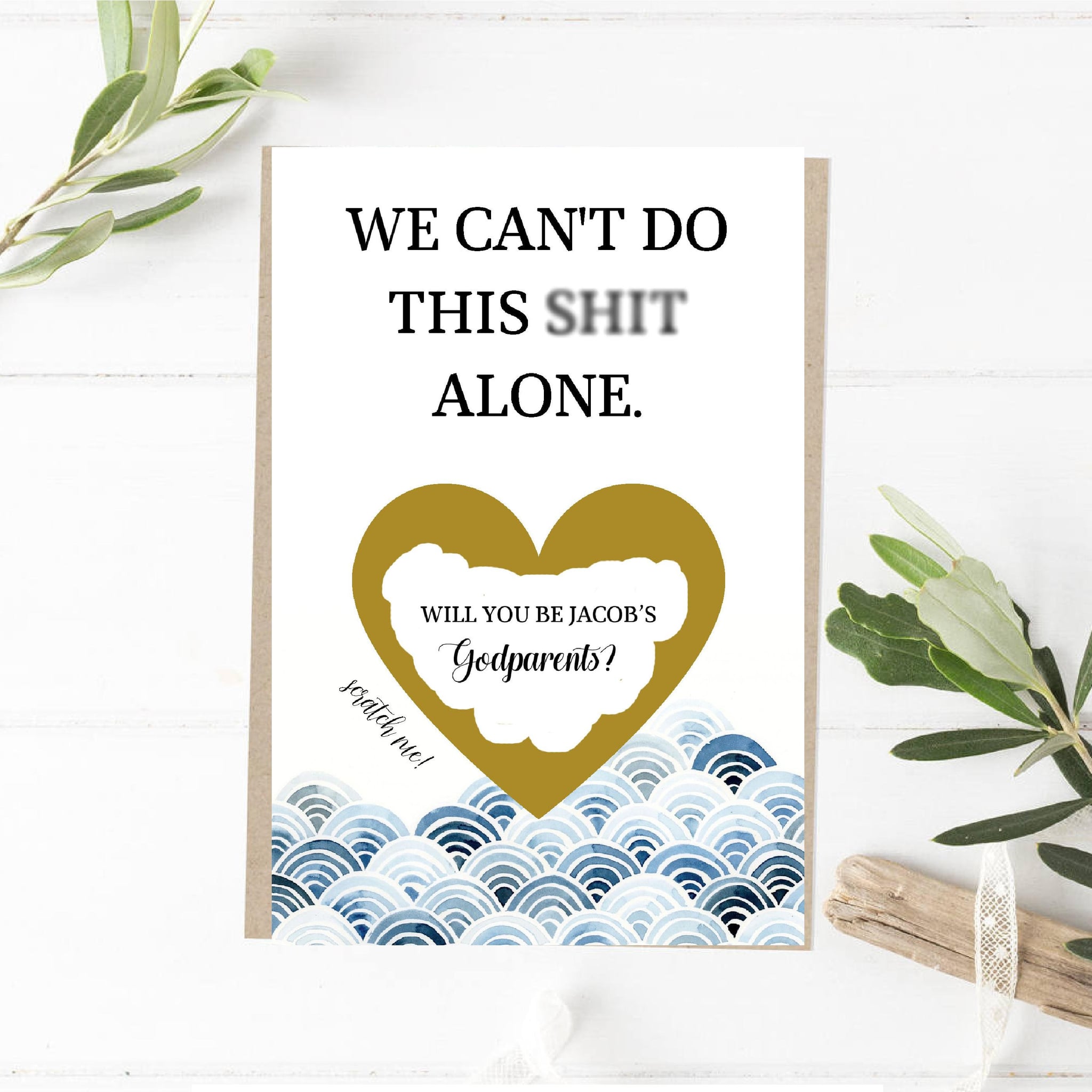 Funny Will You Be My Godparents Card | Godparents Proposals Are A Trend For 2019, And We Are 100% On Board | Popsugar Family Photo 13