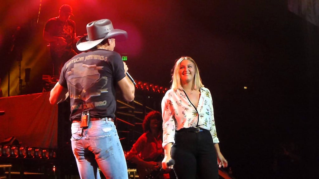 Tim McGraw and daughter Gracie Duet Nashville Bridgestone 8-15-15
