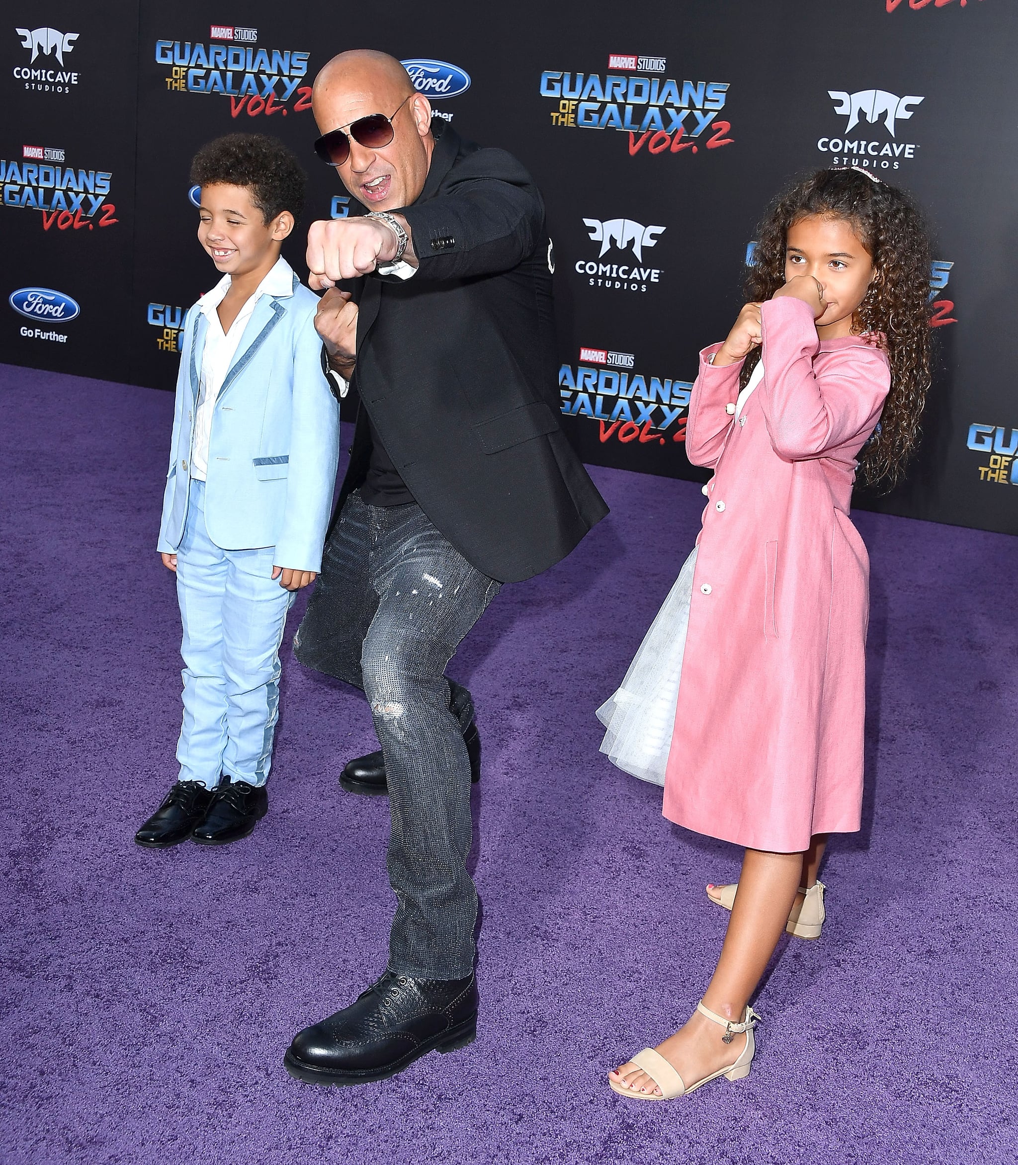 Vin Diesel With Wife And Kids