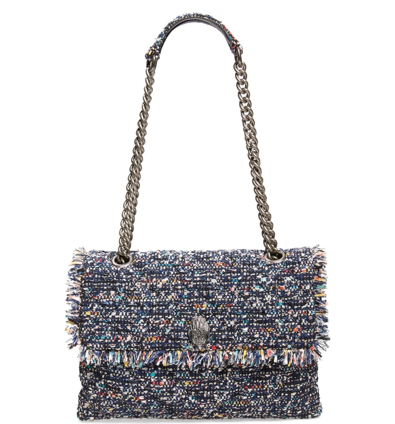 Kurt Geiger London Large Kensington Tweed Shoulder Bag