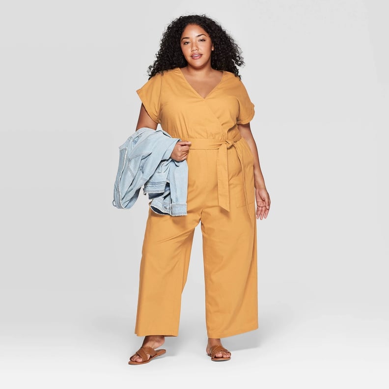 Universal Thread Plus Size Short Sleeve V-Neck Jumpsuit