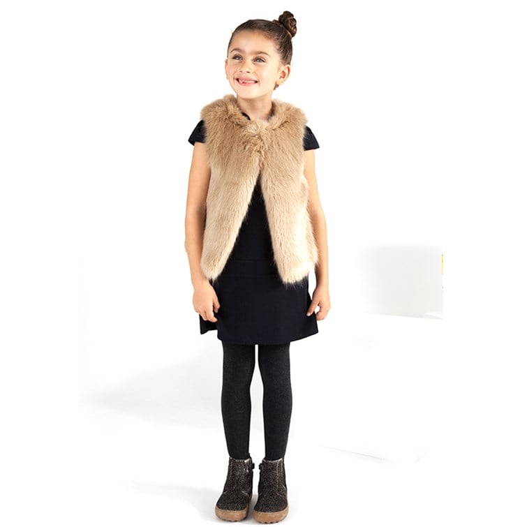 Chloé Faux Fur Biscuit Gilet