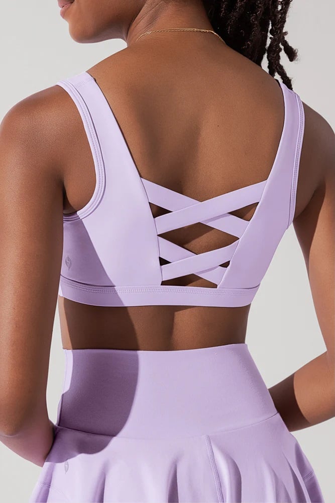 Popflex Active Corset Bra in Digital Lavender