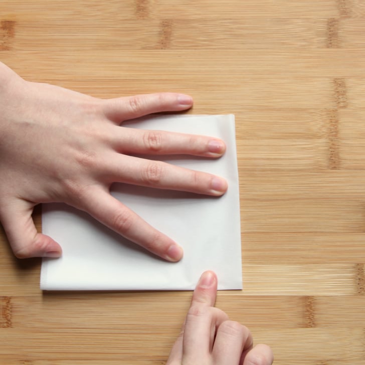 Fold the Rectangle Into a Square How to Make a Parchment Circle