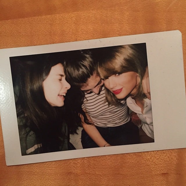 Taylor Swift and Calvin Harris's Instagrams