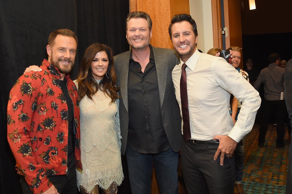 Jimi Westbrook, Karen Fairchild, Blake Shelton, and Luke Bryan