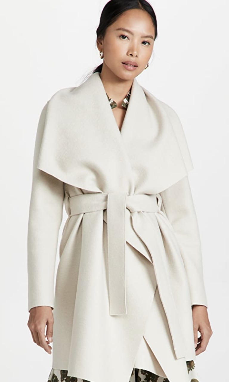 A Wrap Coat: Harris Wharf London Blanket Wool Coat