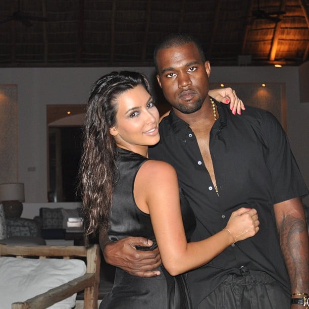Kim shared an early picture with Kanye from their trip to Mexico.
Source: Instagram user kimkardashian