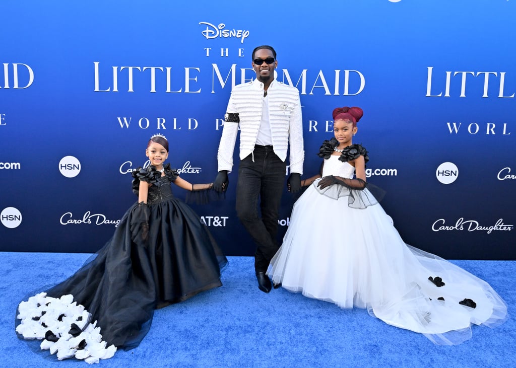 Offset & Daughters Kalea, Kulture at Little Mermaid Premiere