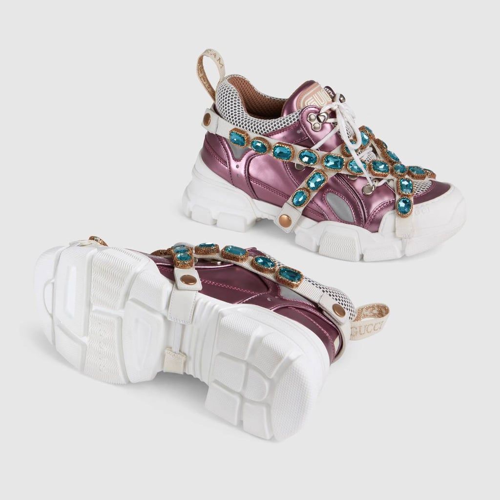 Gucci Flashtrek Sneaker With Removable Crystals