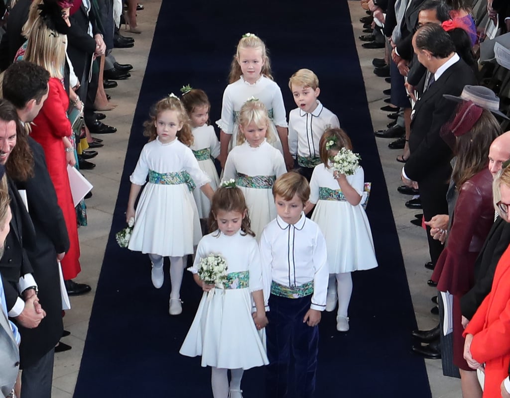 George and Charlotte at Eugenie's Wedding Pictures