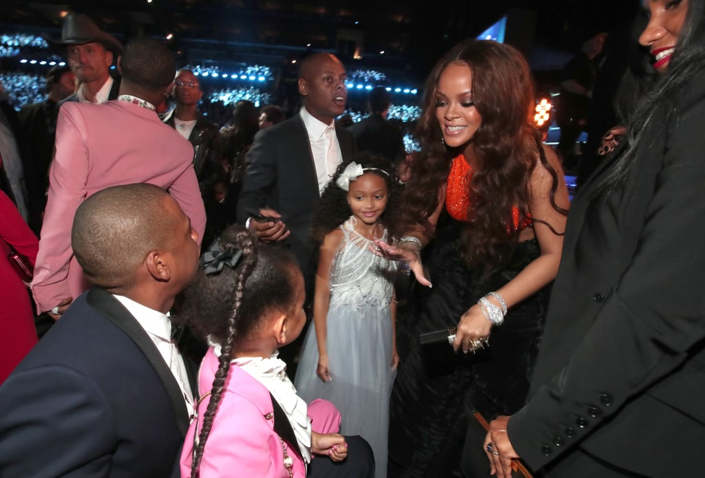 Rihanna and Blue followed up their 2015 Grammys rendezvous with another sweet interaction at the 2017 Grammys.