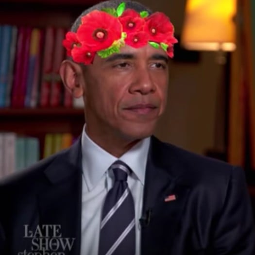 President Obama Jokes With Stephen Colbert About His Résumé