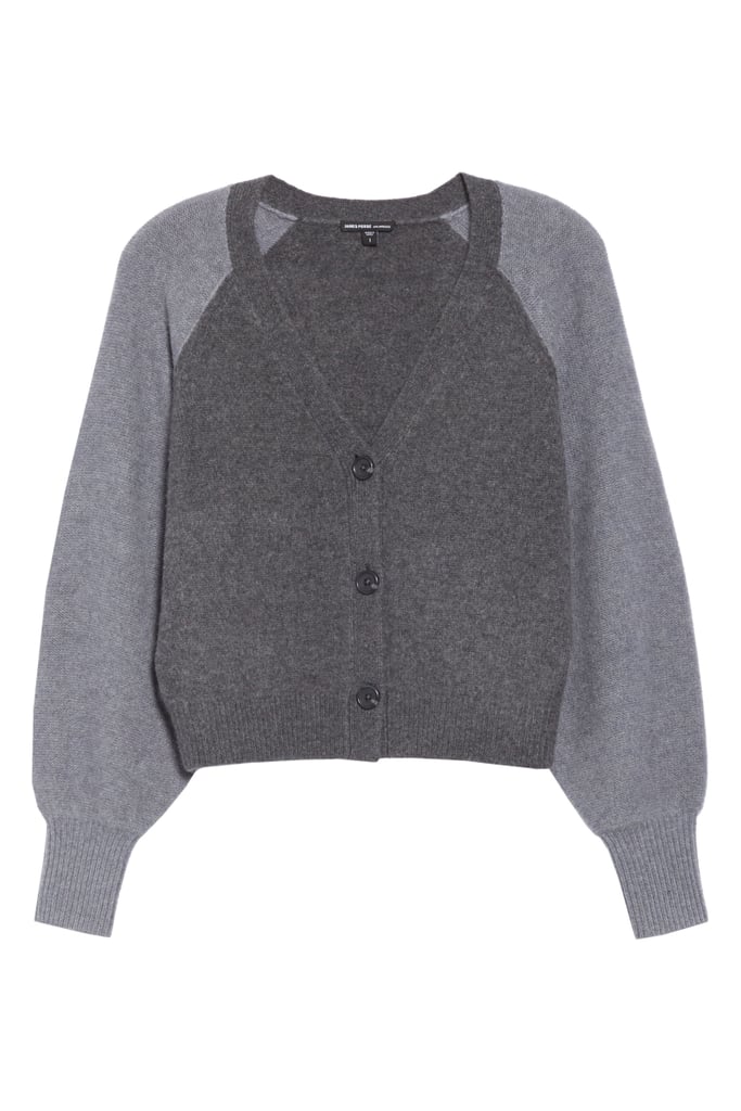 James Perse Colorblock Cashmere Cardigan