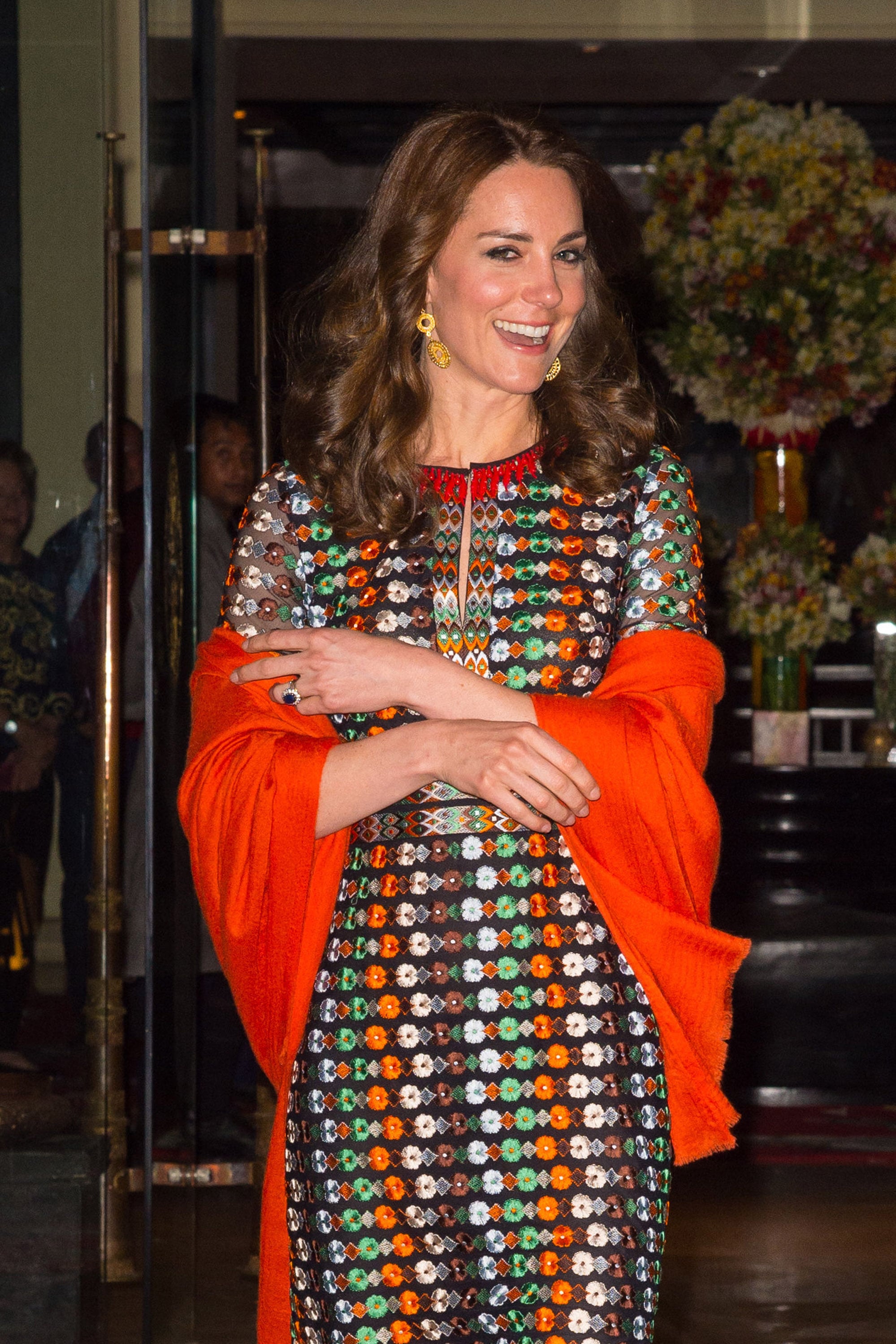 Kate Middleton's Tory Burch Dress in Bhutan April 2016 | POPSUGAR Fashion