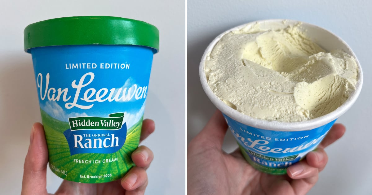 Van Leeuwen Hidden Valley Ranch Ice Cream Flavor Review | POPSUGAR Food