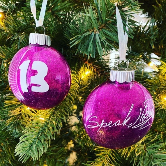 Taylor Swift Speak Now Album Ornament