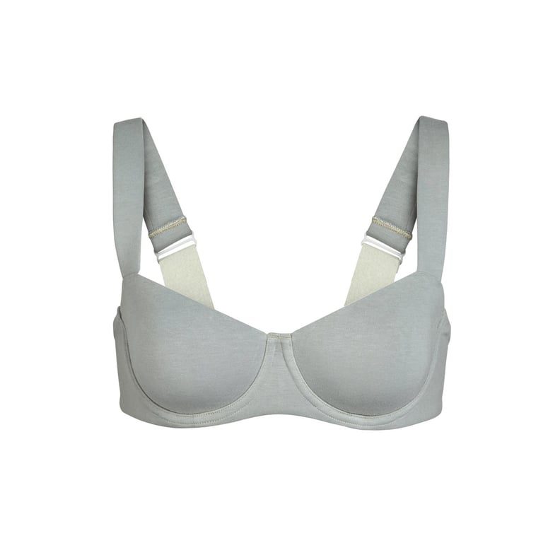 Skims Cotton Wide Strap Balconette Bra