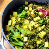 Vegan Coconut Lentil Curry With Tofu and Broccoli Recipe